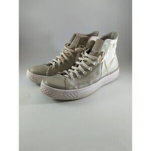 Converse Chuck T.AS Lift Platform Sizes: Women 11 Men 9.5  Grey White